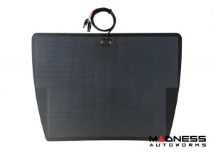 Nissan Titan Flexible Solar Panel Kit - Complete Kit w/ Waterproof Controller + Hood Decal - 2003-2015 - 100W